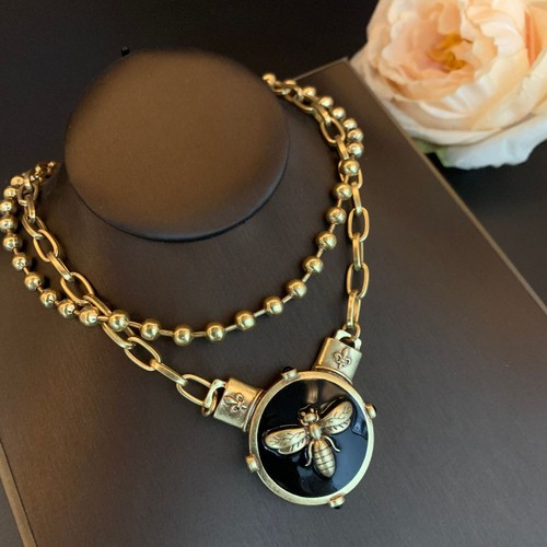 Vintage double layer necklace - vintage,