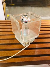 LAMPADA DA TAVOLO 70s VETRO MURANO MAZZEGA NASON ITALIAN DESIGN GLASS TABLE LAMP