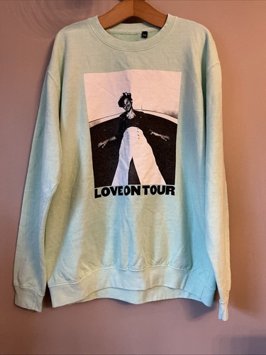 Felpa harry styles green - harry, love