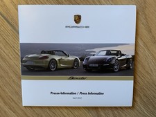 PORSCHE BOXTER PRESS KIT 2012