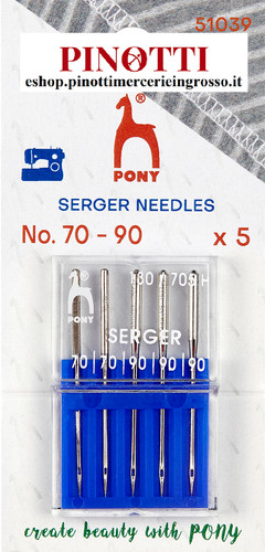 Aghi per overlock-tagliacuci
