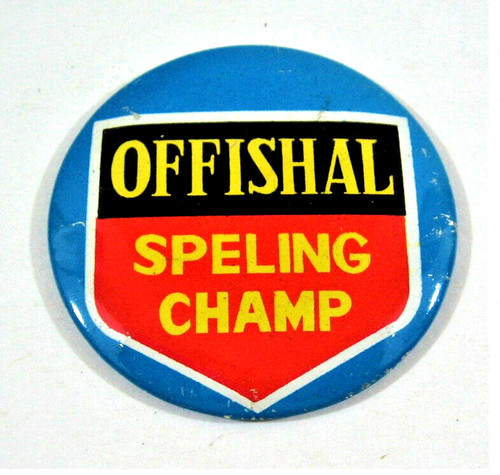 Vintage 1960 offishal - 1960, speling