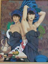 Opera di Goffredo Civitarese - serigrafia su broccato 