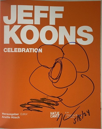Jeff koons disegno firmato - jeff,