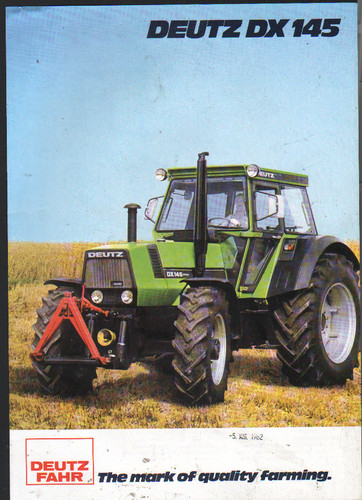 Scheda brochure trattore deutz - brochure,