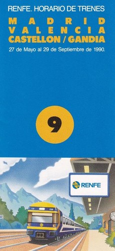 1990 renfe spagna - spagna, ferrovia