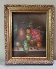 QUADRO DIPINTO FRUTTA CORNICE