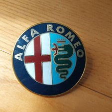 Stemma Fregio Logo vintage ALFA ROMEO anni '70 '80 da collezione - 2400 51016