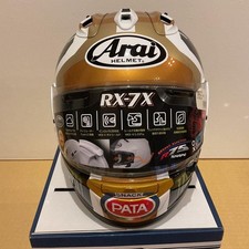 Casco integrale Arai RX-7X design PATA logo Monster Energy oro/bianco/nero nuovo
