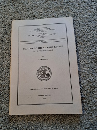 Geology the chicago region - of,