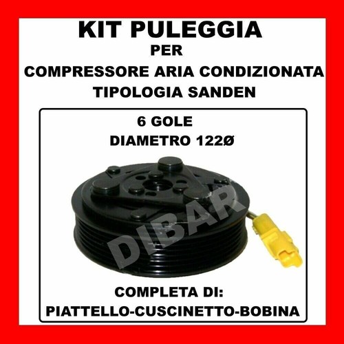 Kit puleggia compressore aria - kit,