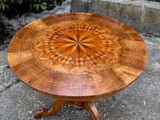 ? TAVOLO INTARSIATO IN PATINA ORIGINALE ANTICO Primo ‘800 ROLO?