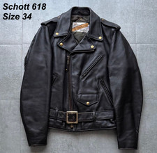 Giacca Moto Schott 618