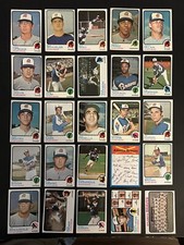 1973 Topps ATLANTA BRAVES set completo SQUADRA HANK AARON Phil NIEKRO Denny McLAIN
