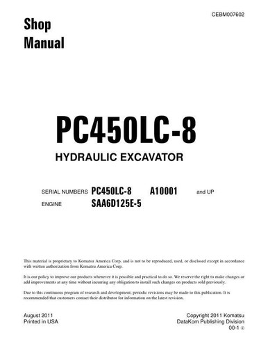 Komatsu pc450lc escavatore - komatsu,