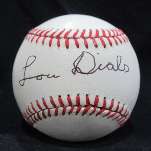Lou dials oal baseball - lou, firmato