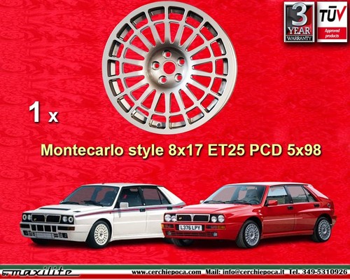 Cerchi lancia delta - delta, hf