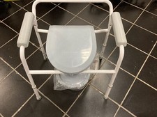 Sedia Comoda Wc Multifunzione 4 In 1 per anziani e disabili