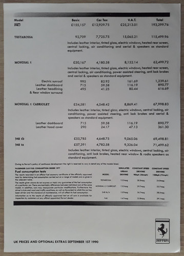 Brochure listino prezzi - , gamma
