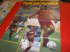 MEGA POSTER  1992 FORZA AS ROMA FORZA SS LAZIO CALCIO GIANNINI SIGNORI GASCOIGNE