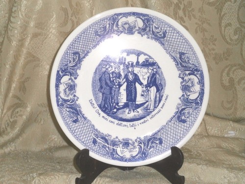Piatto ceramica èpiemontese - ceramica,