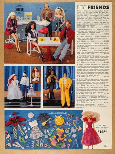 Beverly hills 90210 dolls - beverly, &