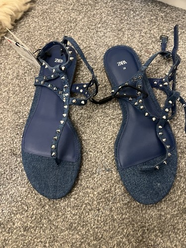 Sandali piatti zara - sandali, denim