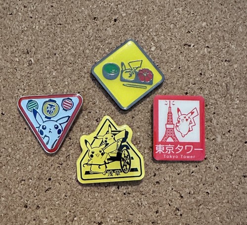 Japanese pokémon center pins - center,
