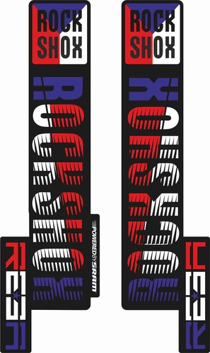 Adesivo forcella rock shox - adesivo,