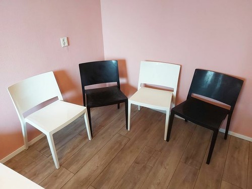Set sedie impilabili - un, di