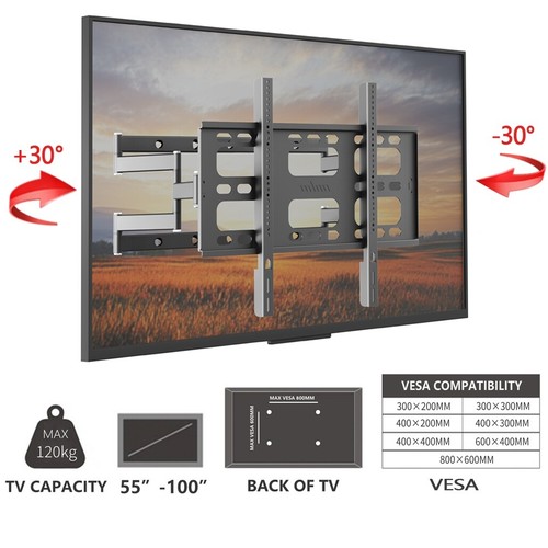 Supporto parete led lcd - da,
