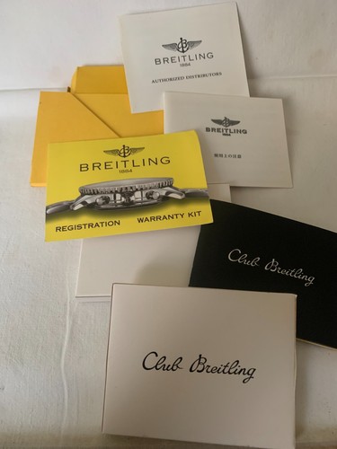 Breitling libretti anno - , 80/90