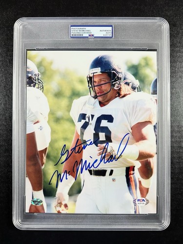 Steve mcmichael autografo - autografo, auto