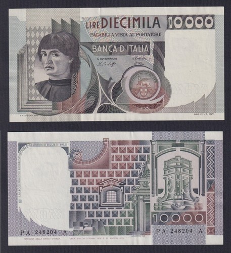 Banconota italia 10000 lire - banconota,