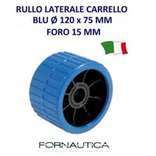 RULLO LATERALE CARRELLO BLU Ø