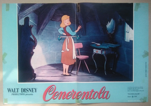 Fotobusta cenerentola walt - fotobusta,