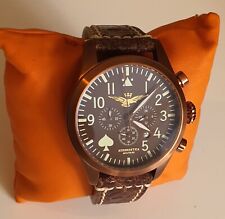 MEMPHIS BELLE MILITARY WATCHES Crono Aviator Vintage Assi LIMITED EDITION 85/500