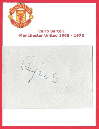 Carlo sartori manchester utd - sartori,