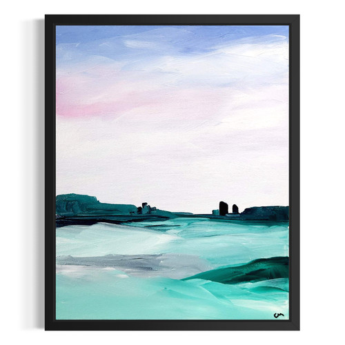 Quadro acrilico paesaggio