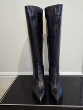 Stivali Cesare Paciotti in pelle con plateau a pompa (tacco a gattino) taglia: EU 38 / US 7,5