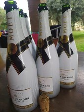 6 Empty Champagne Bottles