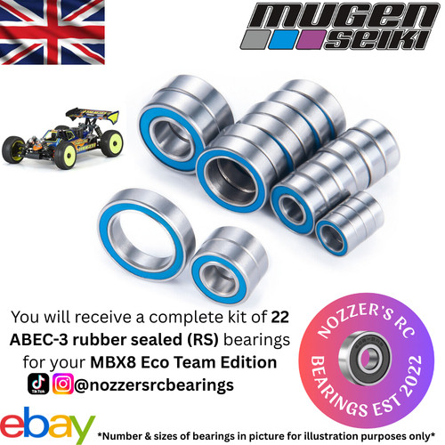 Kit cuscinetti completo mugen - cuscinetti,