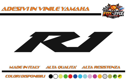 Adesivi moto yamaha scritta - moto, r1