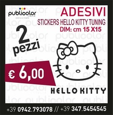 KIT 2 ADESIVI STICKERS HELLO