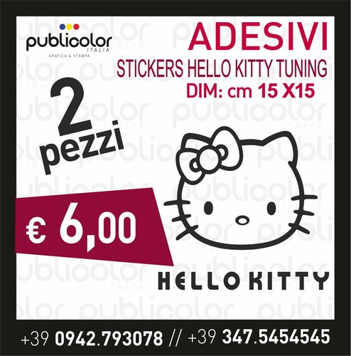 Kit adesivi stickers hello - kit,