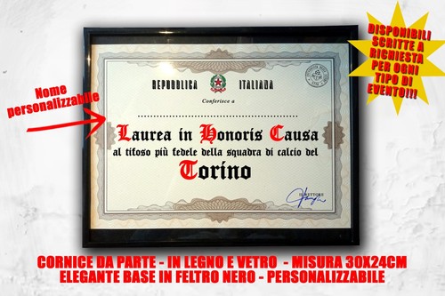 Laurea personalizzabile quadro