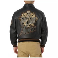 Avirex Giacca Pelle Uomo