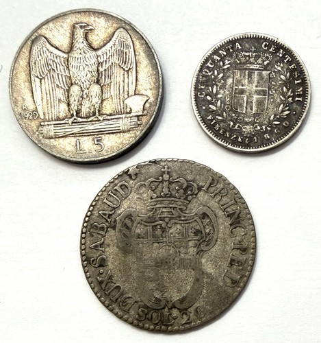 Lot pièces italie lire - lot,