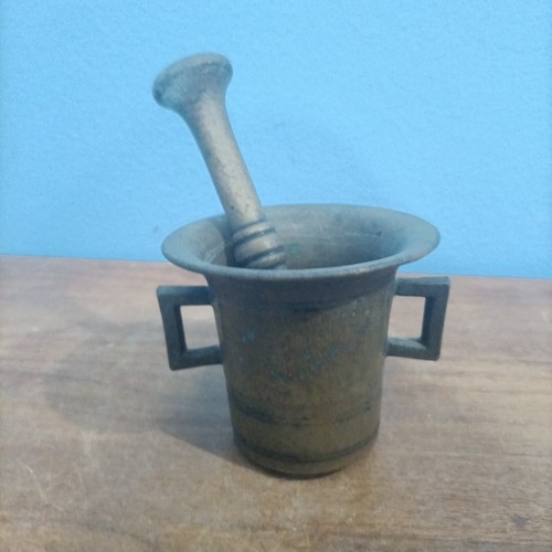 Antico mortaio bronzo rame - mortaio,