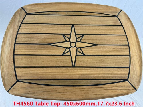 Tavolo teak forma di - tavolo, in